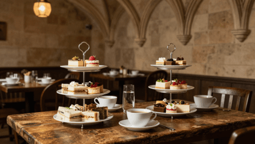 A delicious afternoon tea spread at the Tales of Tea Coventry.
