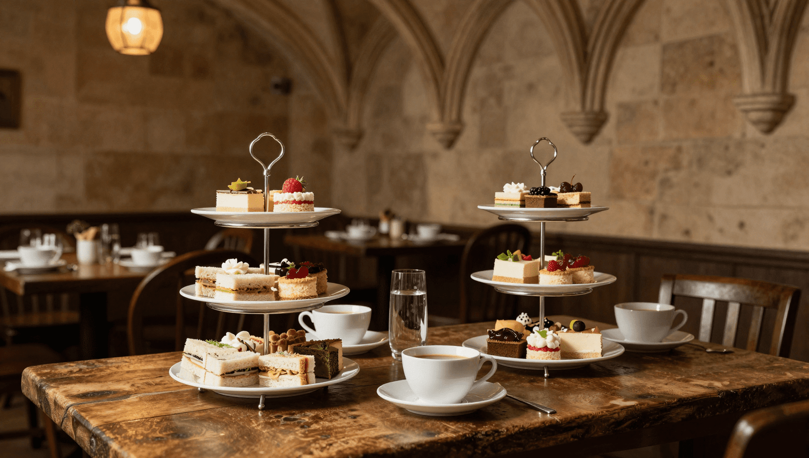 A delicious afternoon tea spread at the Tales of Tea Coventry.