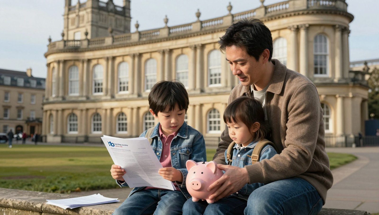 Parent and child in Coventry representing the coventry building society junior isa
