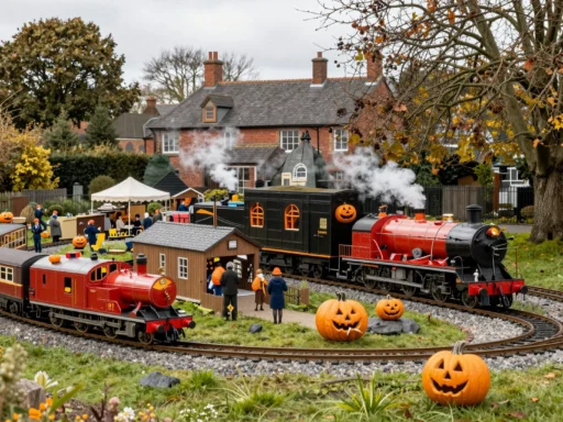 Copsewood Miniature Railway Halloween event, Coventry