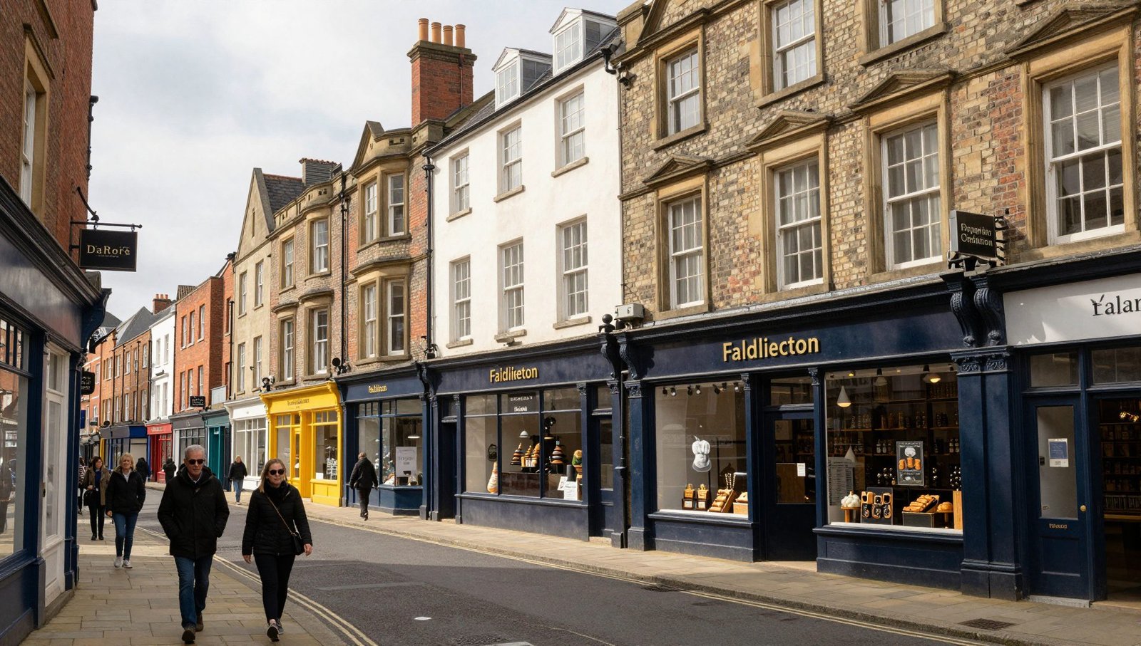 Restored historic buildings on hales street coventry in central Coventry