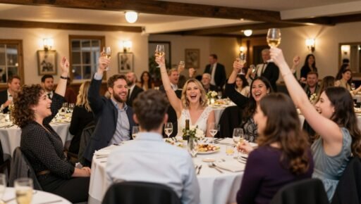 Guests celebrating at Ivy House Coventry City Centre venue