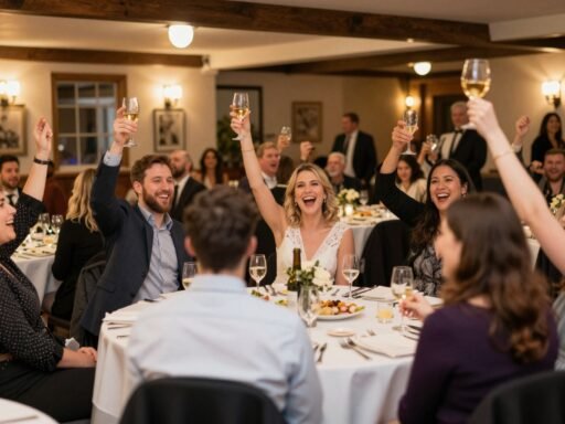 Guests celebrating at Ivy House Coventry City Centre venue