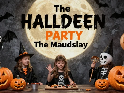 Kids Halloween party at The Maudslay event poster